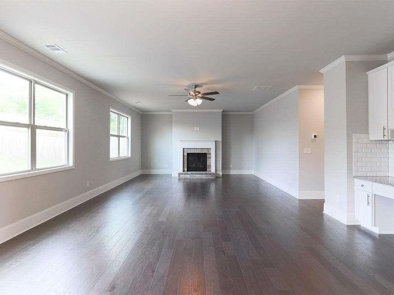 Spacious, unfurnished interior of a new home in Briarwood, Cumming (Image 12). Spacious, unfurnished interior of a new home in Briarwood, Cumming (Image 12).