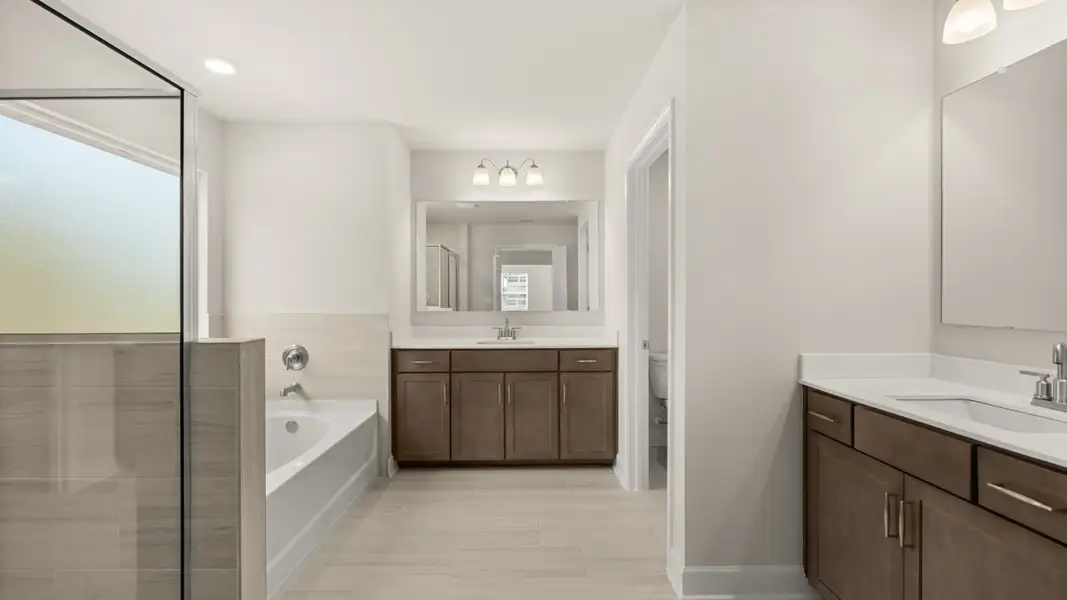 Representative furnished interior of a home built from the Hampshire by D.R. Horton in Heritage Pointe, Senoia (Image 13).