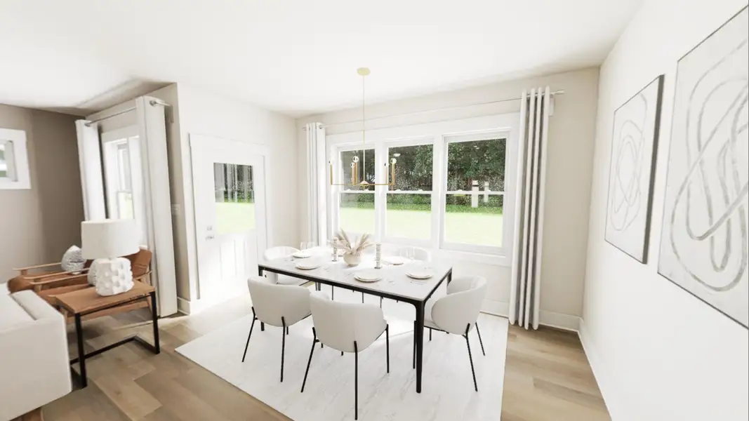 Furnished interior view inside a new home in Havenbrooke, Kernersville (Image 4).