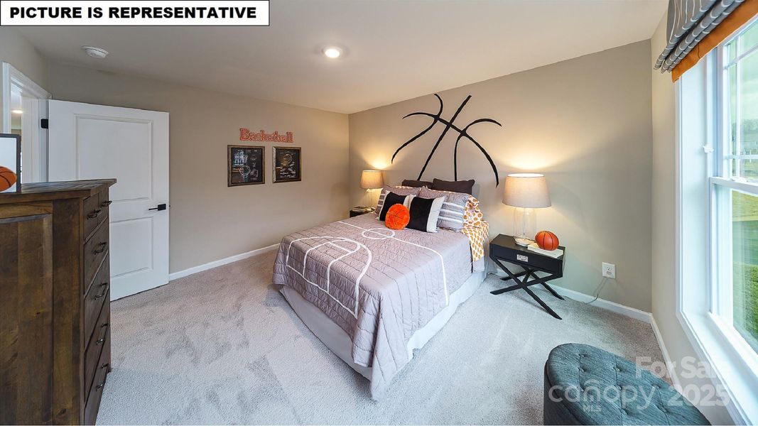 Furnished interior view inside a new home in Falls Cove, Troutman (Image 31).