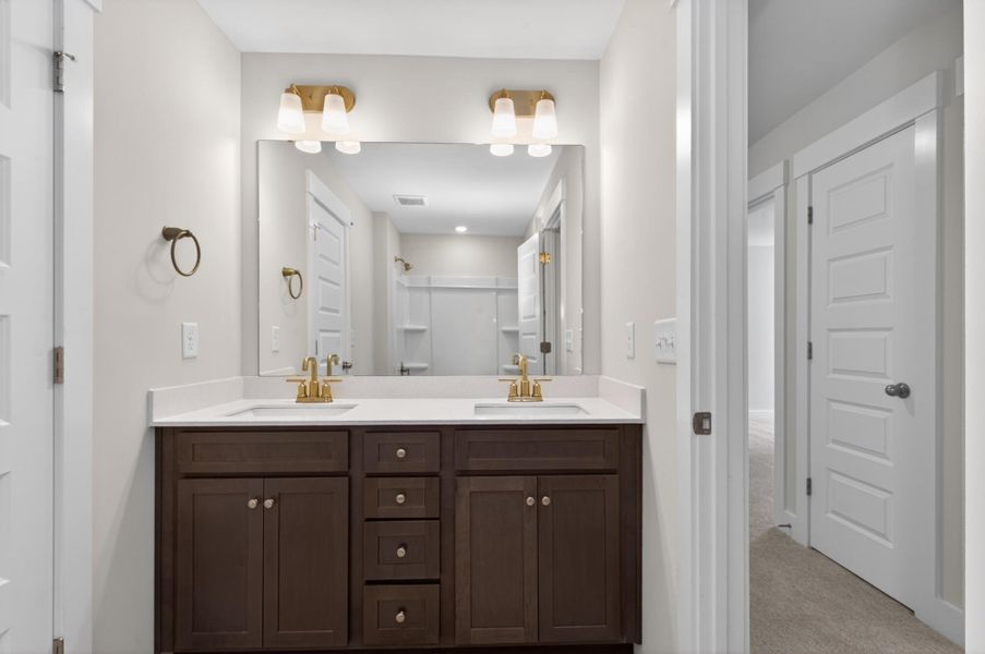 Furnished interior view inside a new home in Highland Bluff, Aiken (Image 9).
