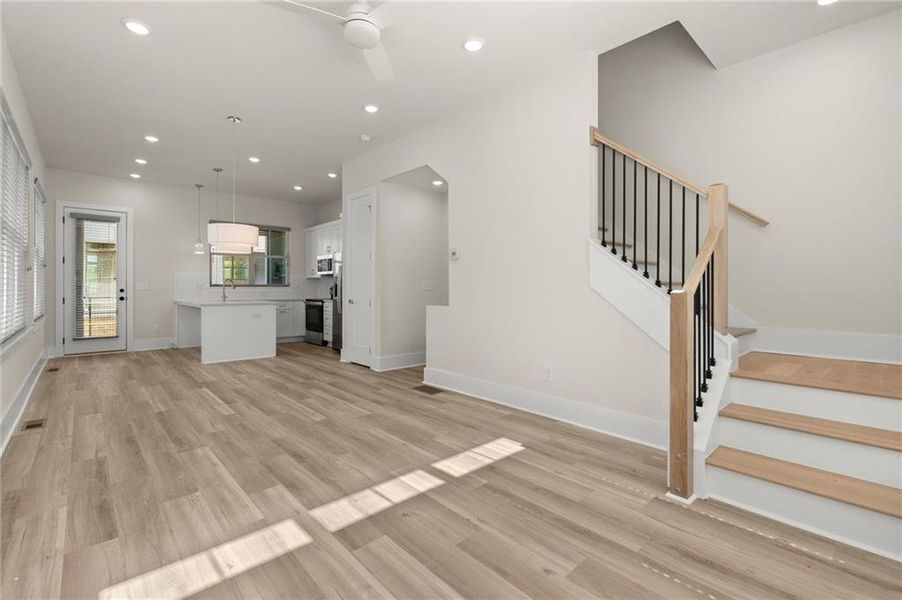 Spacious, unfurnished interior of a new home in , Atlanta (Image 18). Spacious, unfurnished interior of a new home in , Atlanta (Image 18).