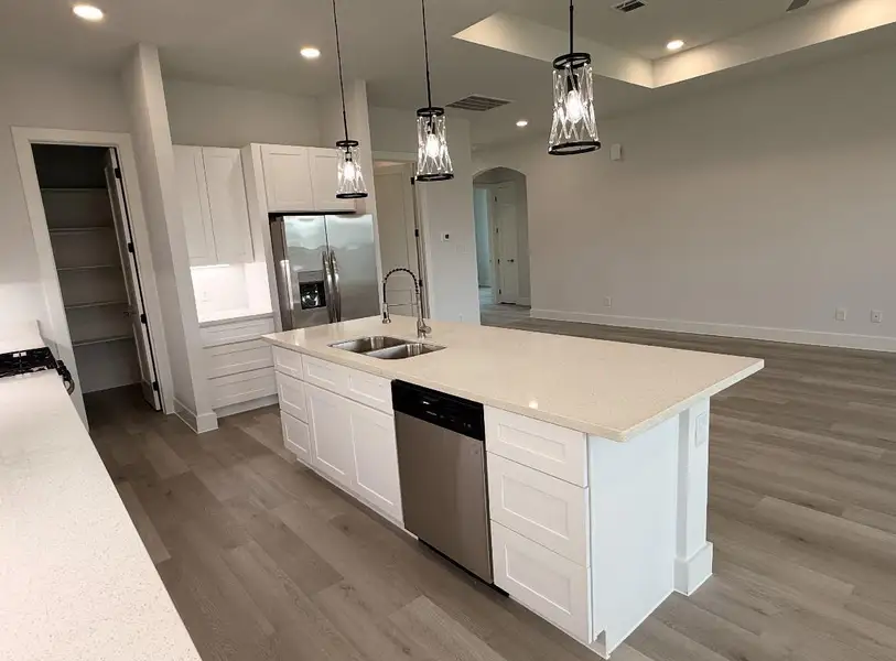 Furnished interior view inside a new home in , Houston (Image 9).