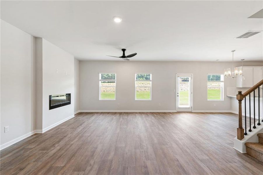 Spacious, unfurnished interior of a new home in Conner Springs, Social Circle (Image 11). Spacious, unfurnished interior of a new home in Conner Springs, Social Circle (Image 11).