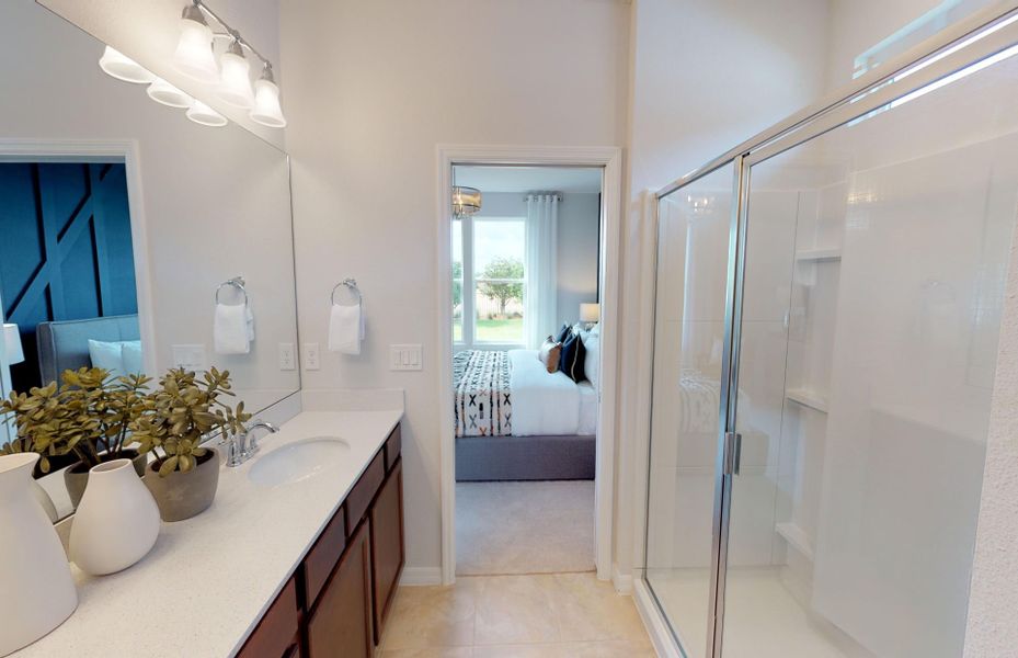 Owner's Suite Bathroom - Model Representation