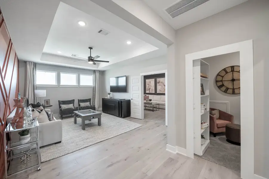 Representative furnished interior of a home built from the Casoria by Tri Pointe Homes in The Estates at James Lane, Fulshear (Image 42).
