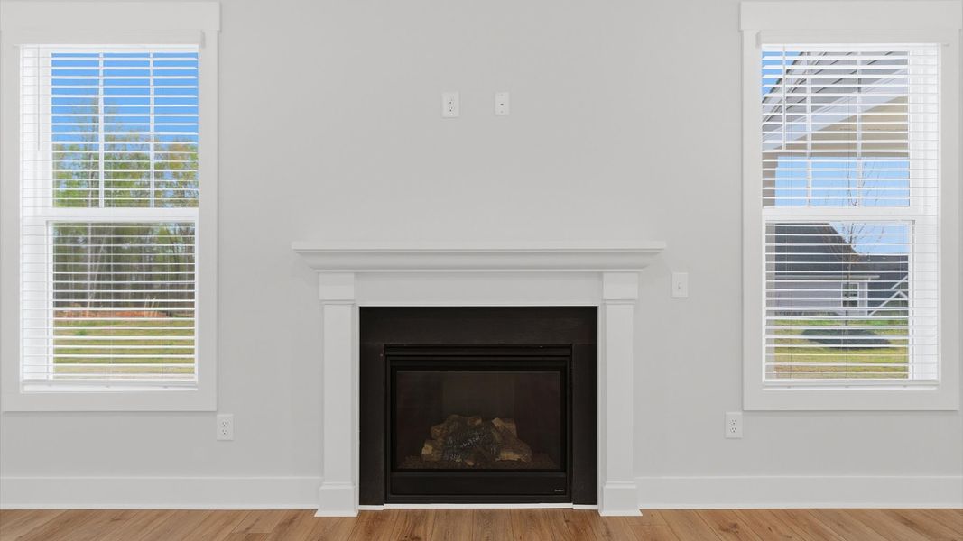 Furnished interior view inside a new home in Kayfield at Midway, Anderson (Image 15).