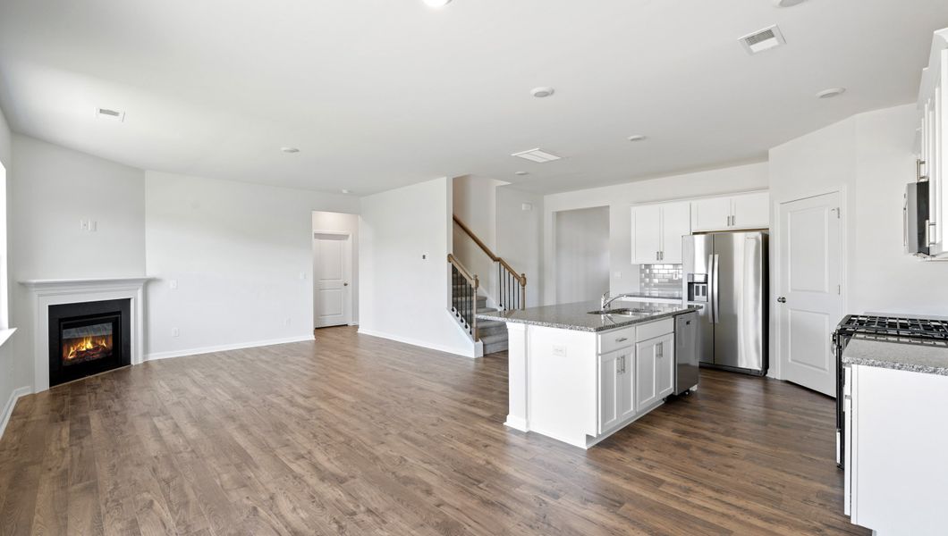 Furnished interior view inside a new home in Durbin Meadows Traditions, Fountain Inn (Image 6).