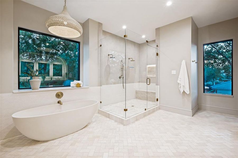 Furnished interior view inside a new home in , Dallas (Image 8).