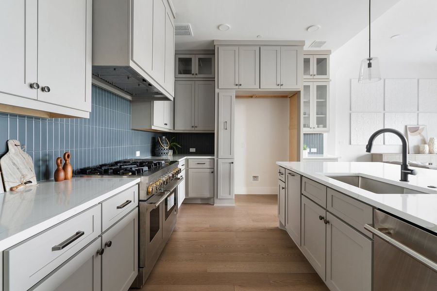 Furnished interior view inside a new home in Milky Way at River Place, Austin (Image 16).