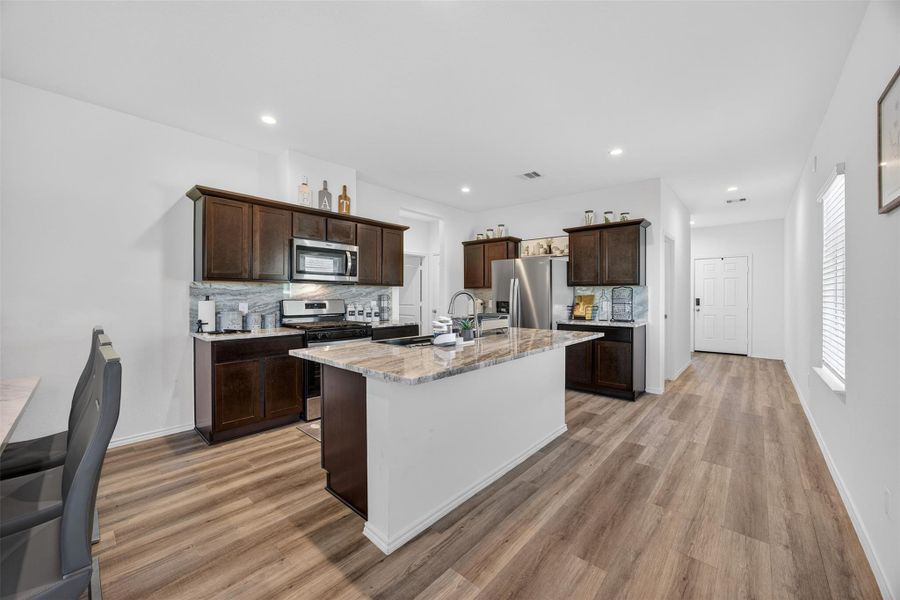 Furnished interior view inside a new home in , Houston (Image 33).