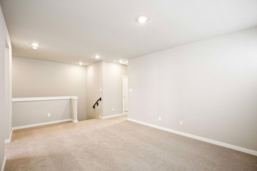 Photo is not of the actual home, but is an inspirational photo of builder’s model home and may depict options, furnishings, and/or decorator features that are not included