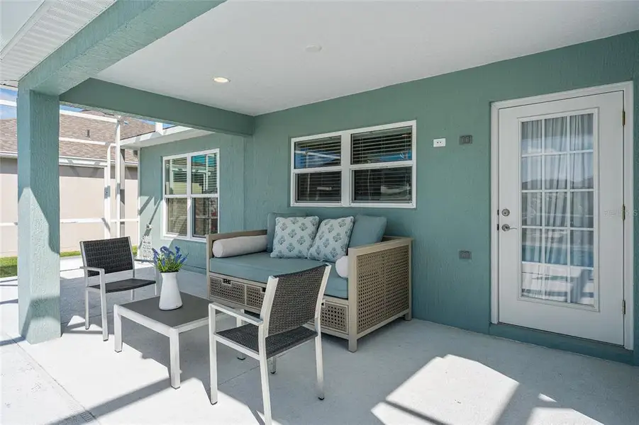 Exterior details and patio area of a home in , The Villages (Image 32).