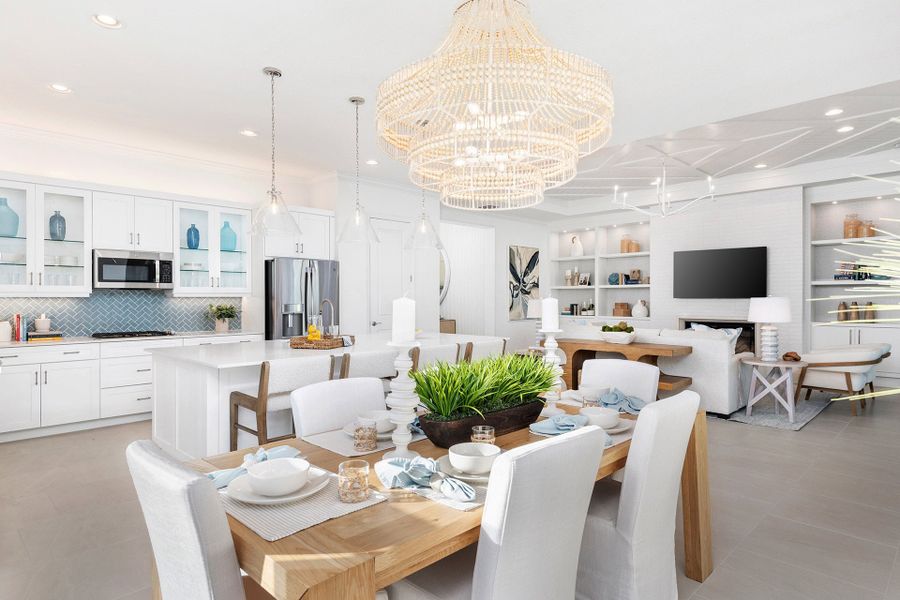Representative furnished interior of a home built from the Bianca II by GL Homes in Valencia Vista at Riverland, Port St. Lucie (Image 7).