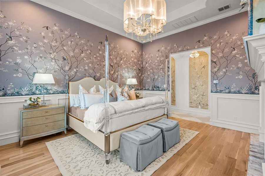 Furnished interior view inside a new home in , Aledo (Image 12).