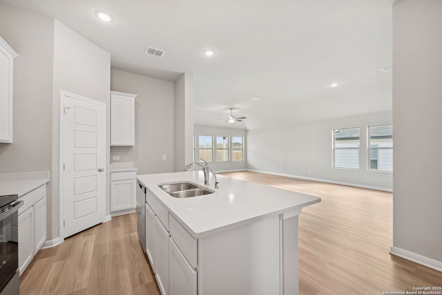Furnished interior view inside a new home in Greenspoint Heights, Seguin (Image 12).
