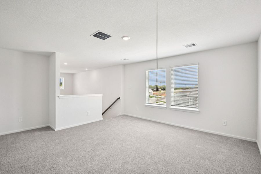 Spacious, unfurnished interior of a new home in Landing Meadows - Traditional Series, New Caney (Image 32).
