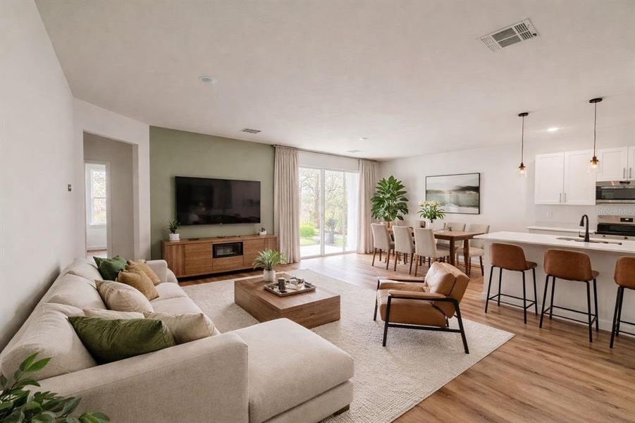 Furnished interior view inside a new home in , Dunnellon (Image 14). Furnished interior view inside a new home in , Dunnellon (Image 14).