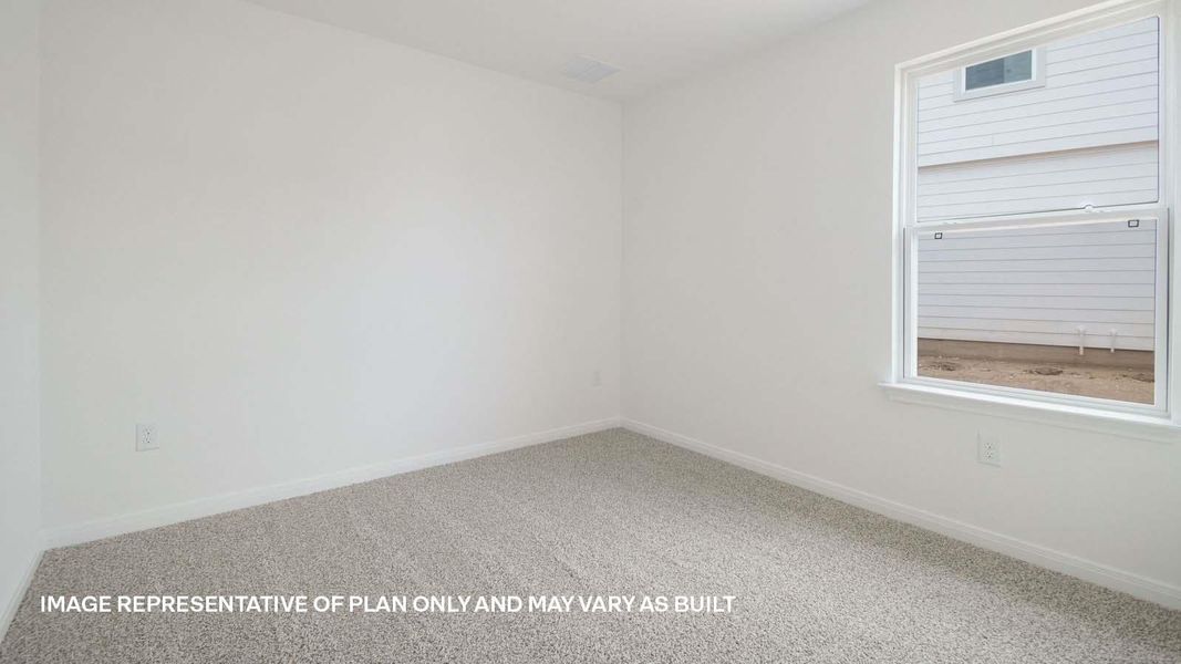 Spacious, unfurnished interior of a new home in Prairie Lakes, Buda (Image 11).