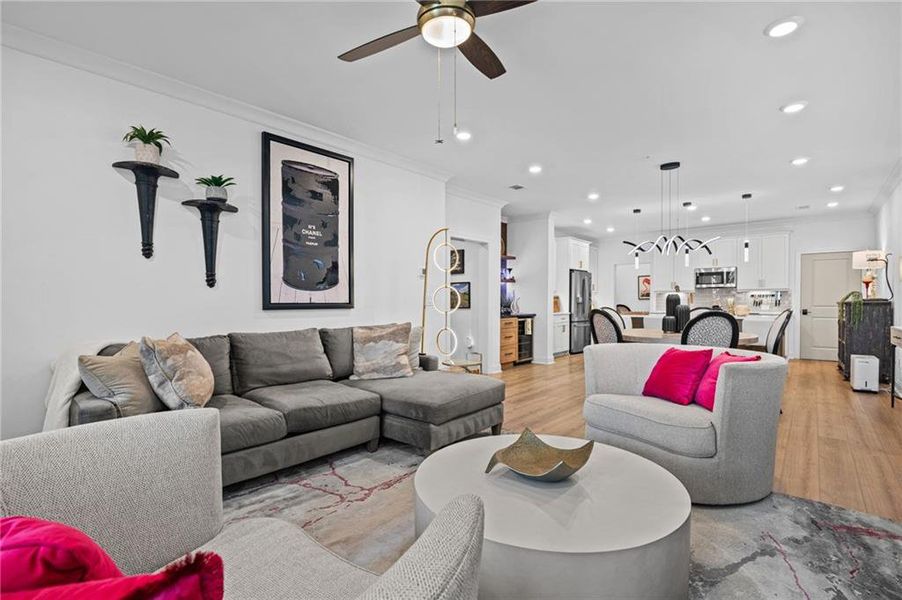Furnished interior view inside a new home in , Peachtree Corners (Image 17).