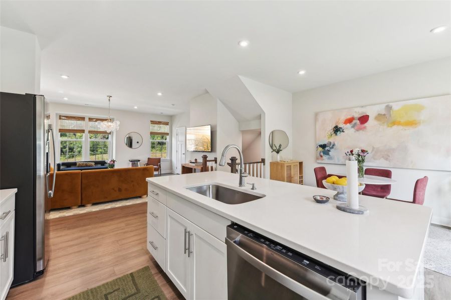 Furnished interior view inside a new home in Villages at Beachmont, Charlotte (Image 10).