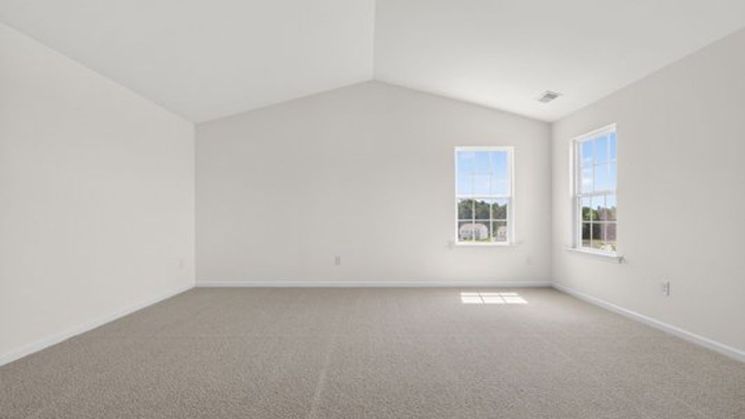 Spacious, unfurnished interior of a new home in Anderson Farm, Wendell (Image 29).