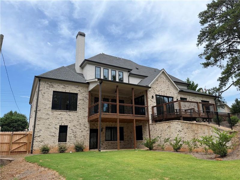 Exterior details and patio area of a home in , Marietta (Image 31).