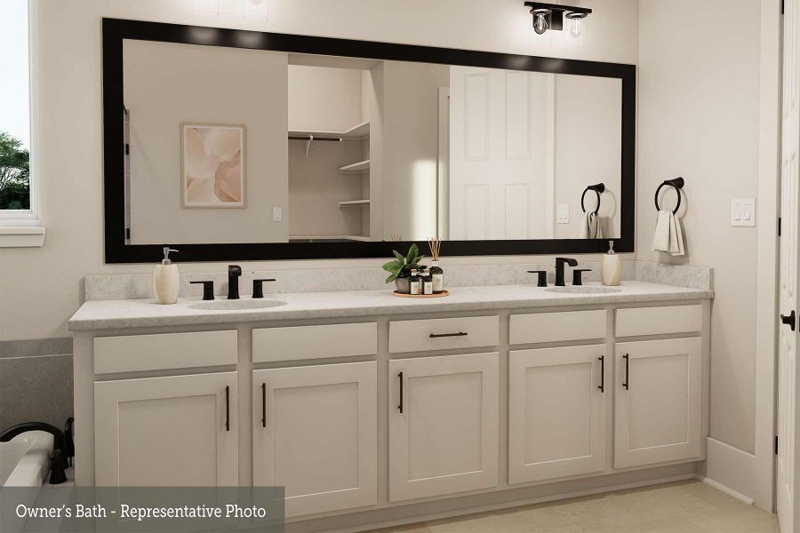 Representative furnished interior of a home built from the The Celina by David Weekley Homes in Walden Creek – Summit Collection, Montgomery (Image 5).