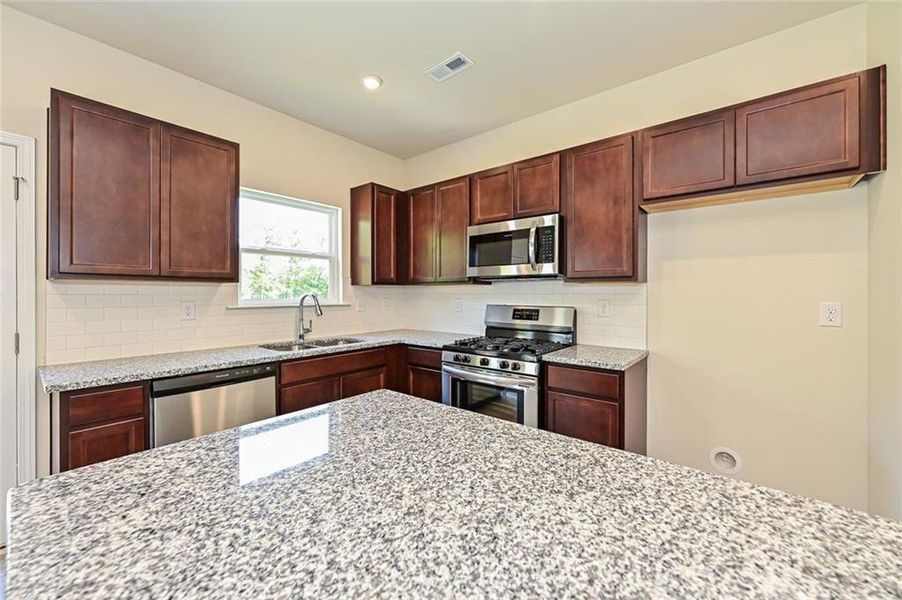 Furnished interior view inside a new home in Varnell Preserve, Dalton (Image 12).