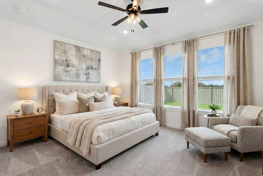 Furnished interior view inside a new home in Santa Rita Ranch, Georgetown (Image 8).
