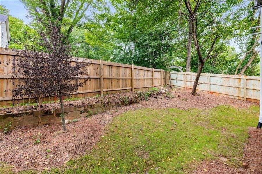 Exterior details and patio area of a home in , Atlanta (Image 16). Exterior details and patio area of a home in , Atlanta (Image 16).