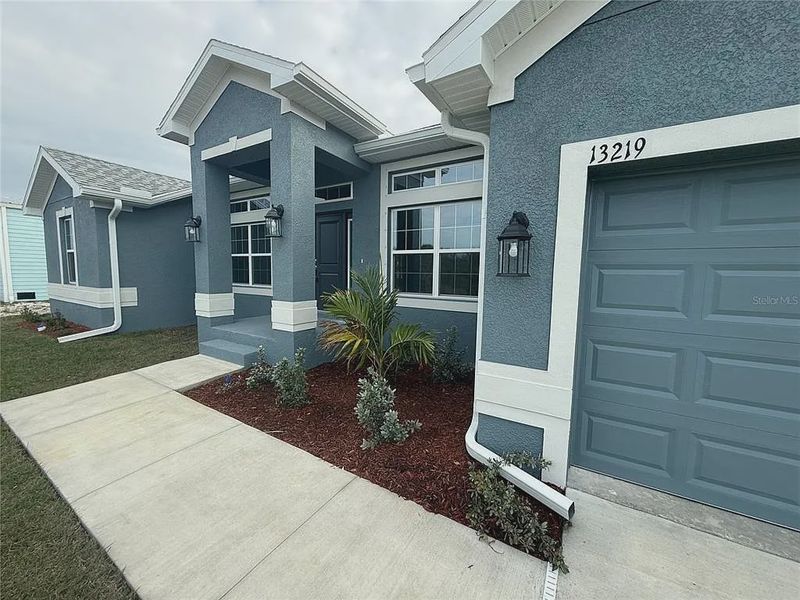 Exterior details and patio area of a home in South Gulf Cove, Port Charlotte (Image 4). Exterior details and patio area of a home in South Gulf Cove, Port Charlotte (Image 4).