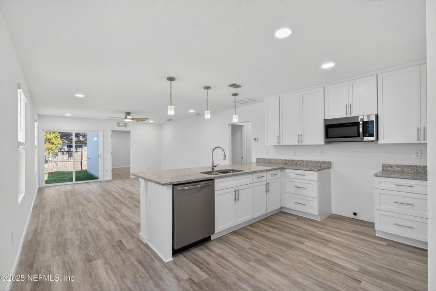 Furnished interior view inside a new home in , Jacksonville (Image 10). Furnished interior view inside a new home in , Jacksonville (Image 10).