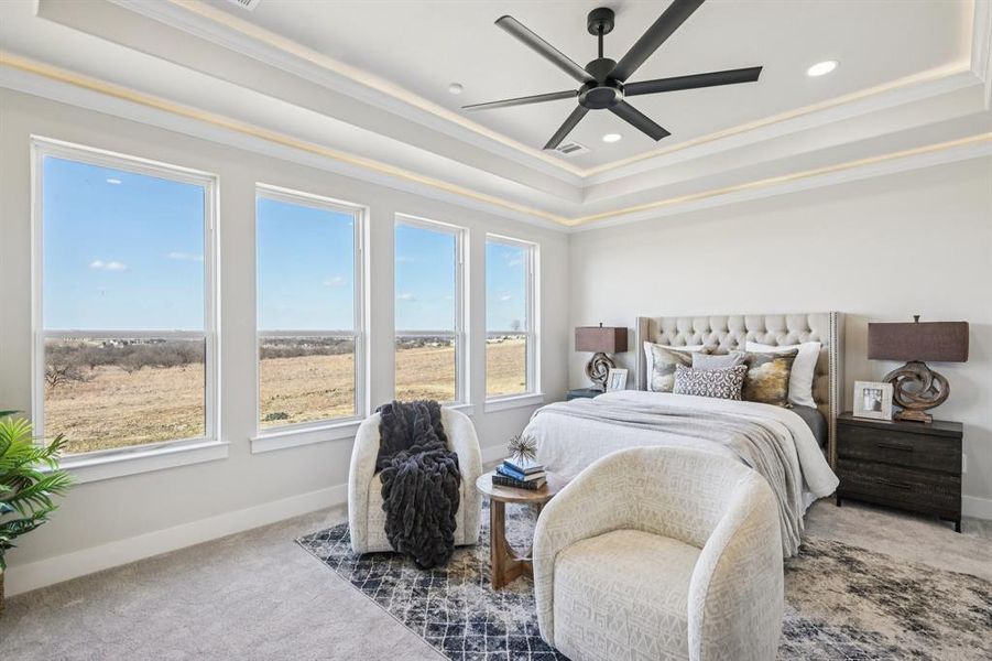 Furnished interior view inside a new home in , Aledo (Image 17).