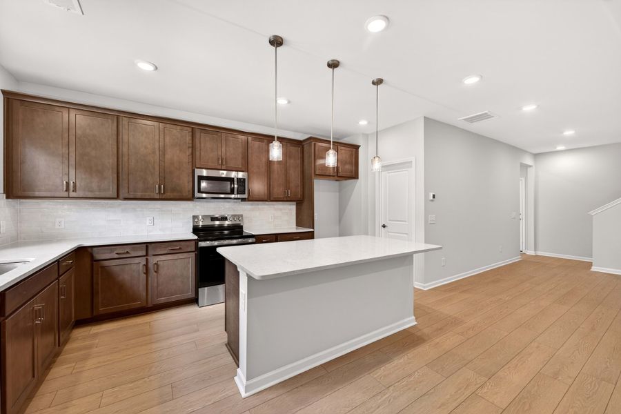 Furnished interior view inside a new home in Amplitude, Charlotte (Image 10).
