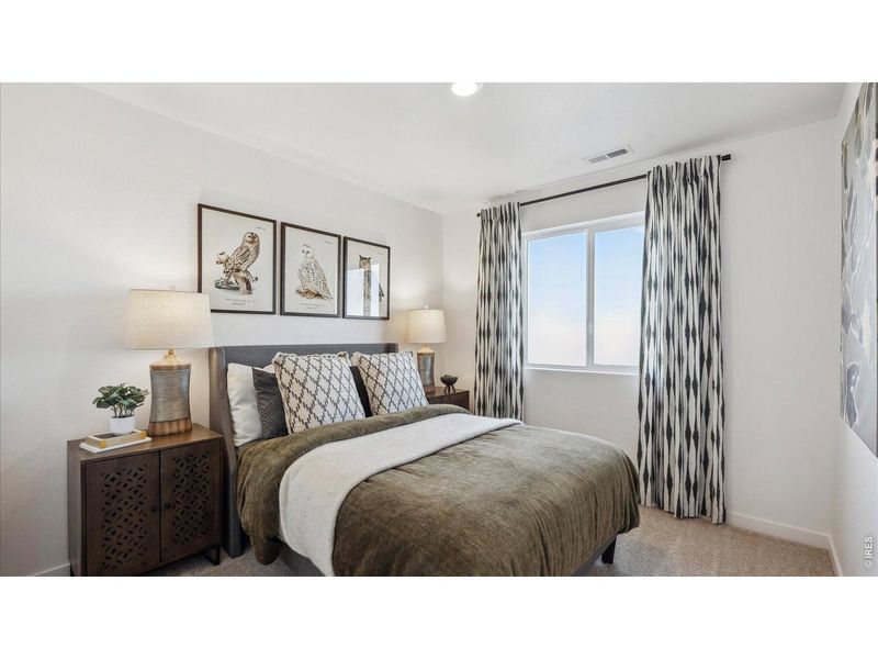 Furnished interior view inside a new home in Villas at Vantage, Berthoud (Image 14).