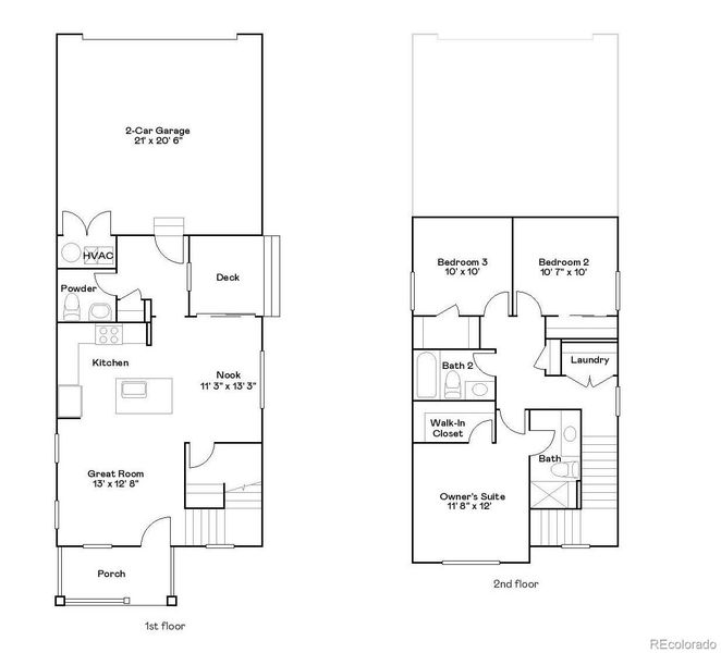 2D floor plan layout of this home in Percheron: The Explorer Collection, Colorado Springs, CO (Image 1). 2D floor plan layout of this home in Percheron: The Explorer Collection, Colorado Springs, CO (Image 1).