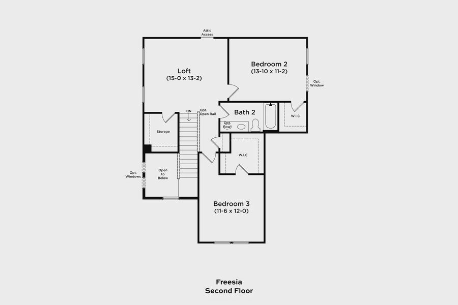 2D floor plan layout of this home in Essex Village, Franklinton, NC (Image 4).