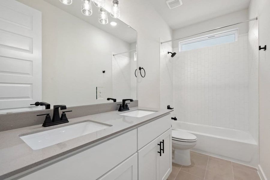 Furnished interior view inside a new home in Lariat, Liberty Hill (Image 16).