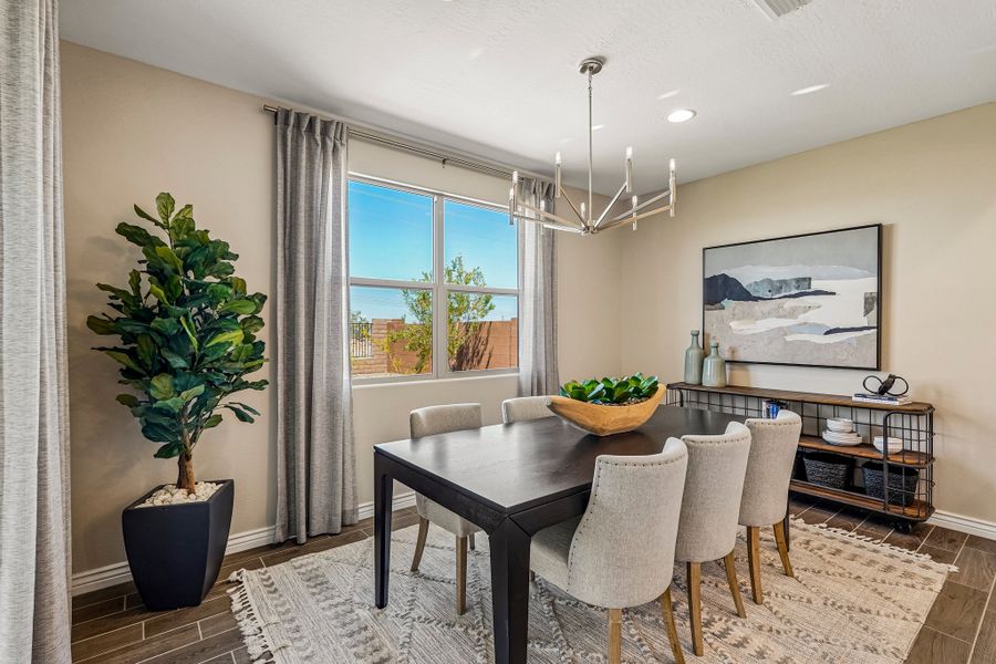 Furnished interior view inside a new home in Estrella, Goodyear (Image 9).