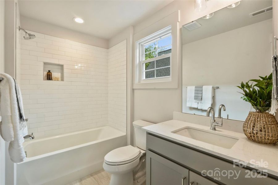 Furnished interior view inside a new home in , Charlotte (Image 8). Furnished interior view inside a new home in , Charlotte (Image 8).