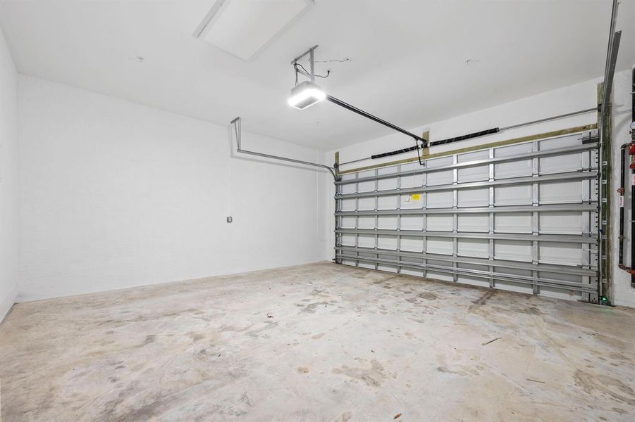 inside garage