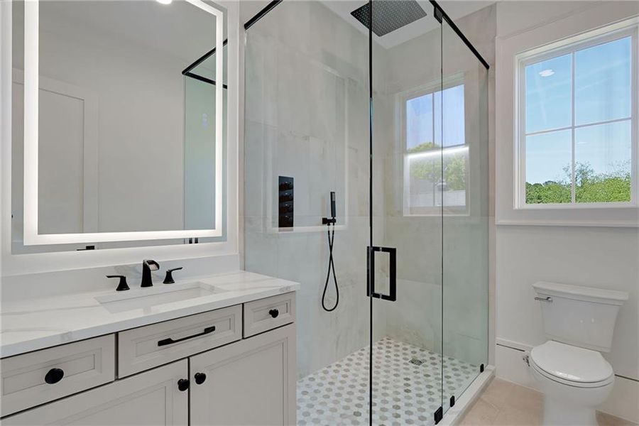 Furnished interior view inside a new home in , Monroe (Image 78).