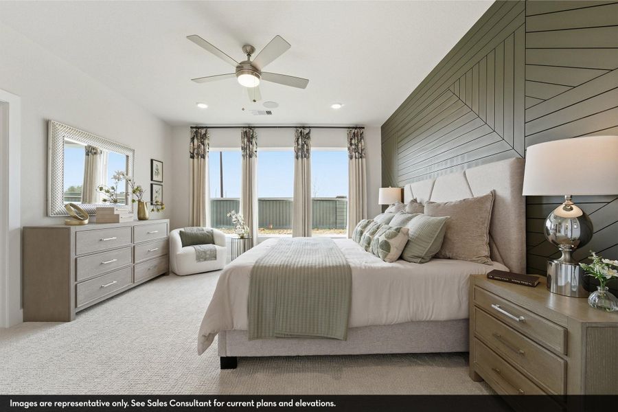 Furnished interior view inside a new home in Bay Creek, Baytown (Image 13).