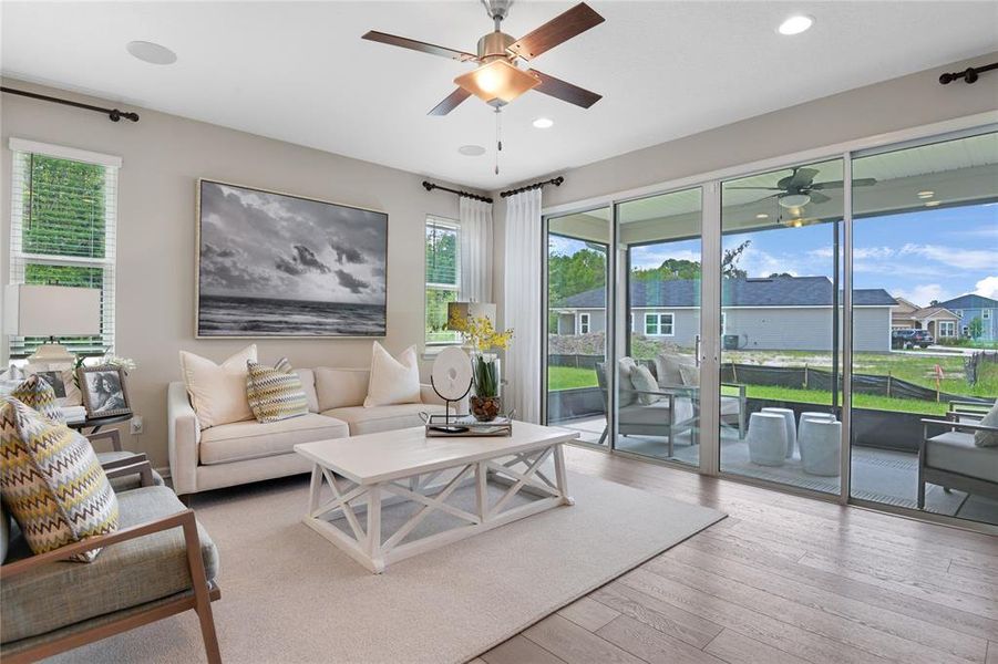 Furnished interior view inside a new home in Seminole Palms, Palm Coast (Image 13).