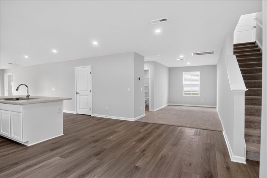 Spacious, unfurnished interior of a new home in Wren Woods 2-Story, Gray Court (Image 10).
