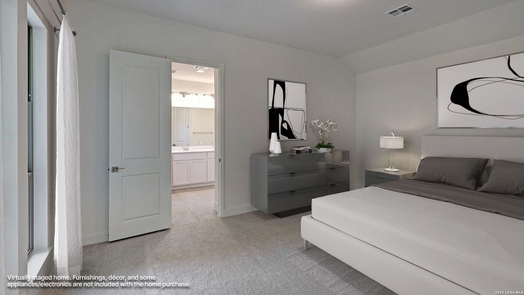 Furnished interior view inside a new home in Kallison Ranch, San Antonio (Image 12).