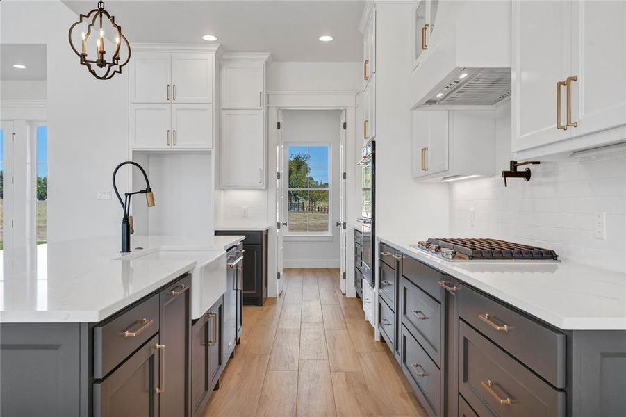 Furnished interior view inside a new home in Oak Water Ranch, Granbury (Image 9). Furnished interior view inside a new home in Oak Water Ranch, Granbury (Image 9).