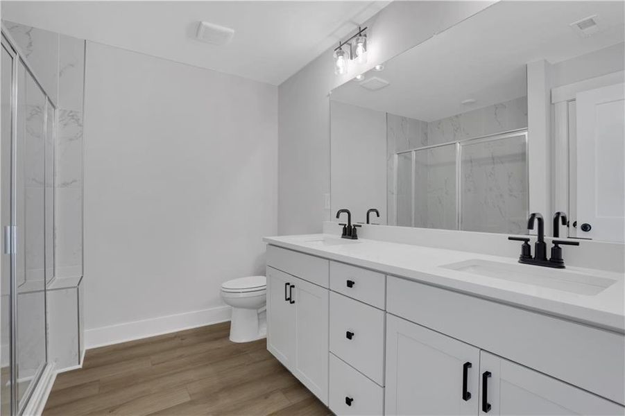 Furnished interior view inside a new home in Villas at Dawsonville Townhomes, Dawsonville (Image 9).