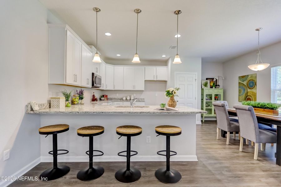 Furnished interior view inside a new home in , Jacksonville (Image 8). Furnished interior view inside a new home in , Jacksonville (Image 8).